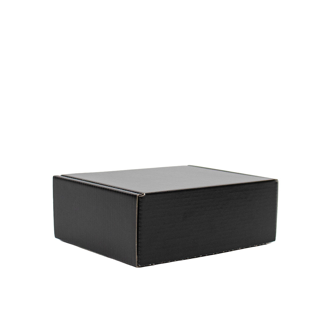 Postkartons bedrucken Schwarz 160x130x60mm