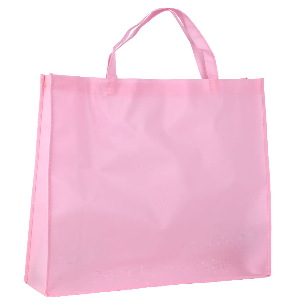 10x Shopper Pink Lavender Non Woven 54x14x45cm