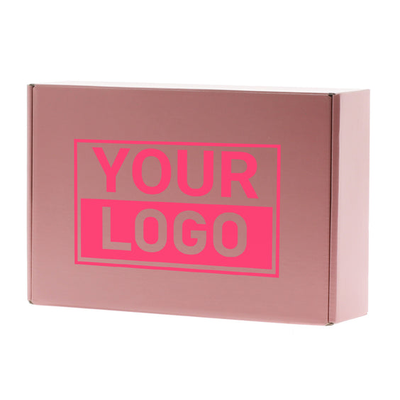 Postkartons bedrucken mit NEON - Rosa 280x190x75mm