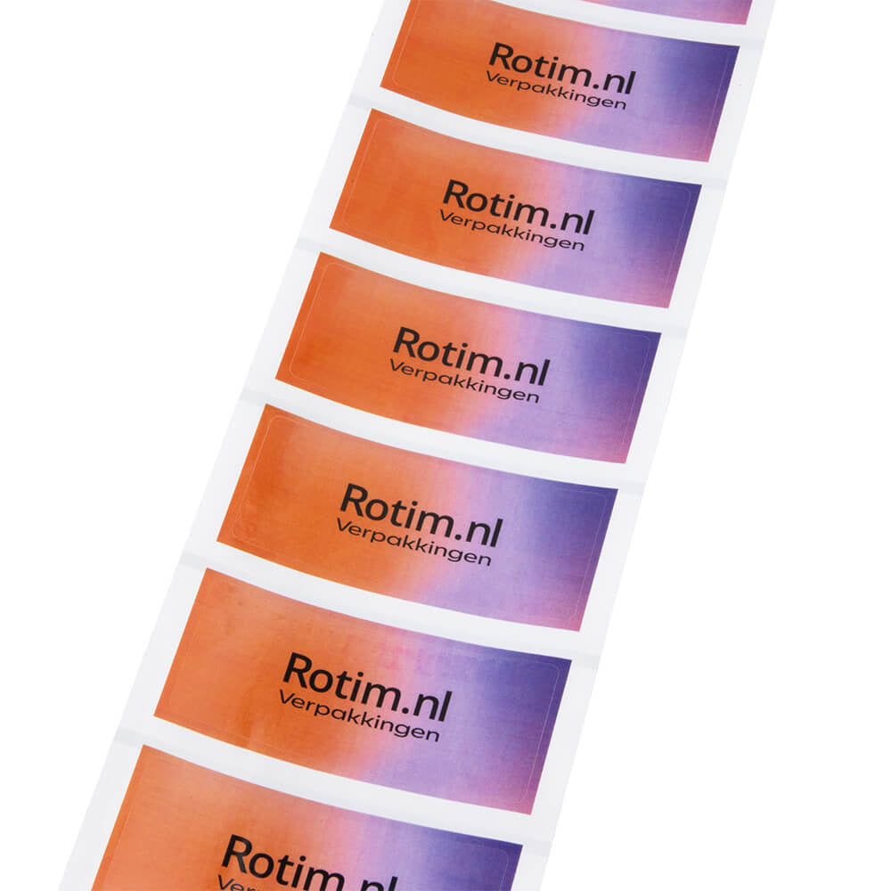 Aufkleber bedrucken lassen - Rechteckig - Full colour