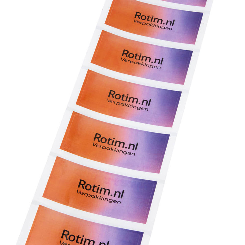 Aufkleber bedrucken lassen - Rechteckig - Full colour