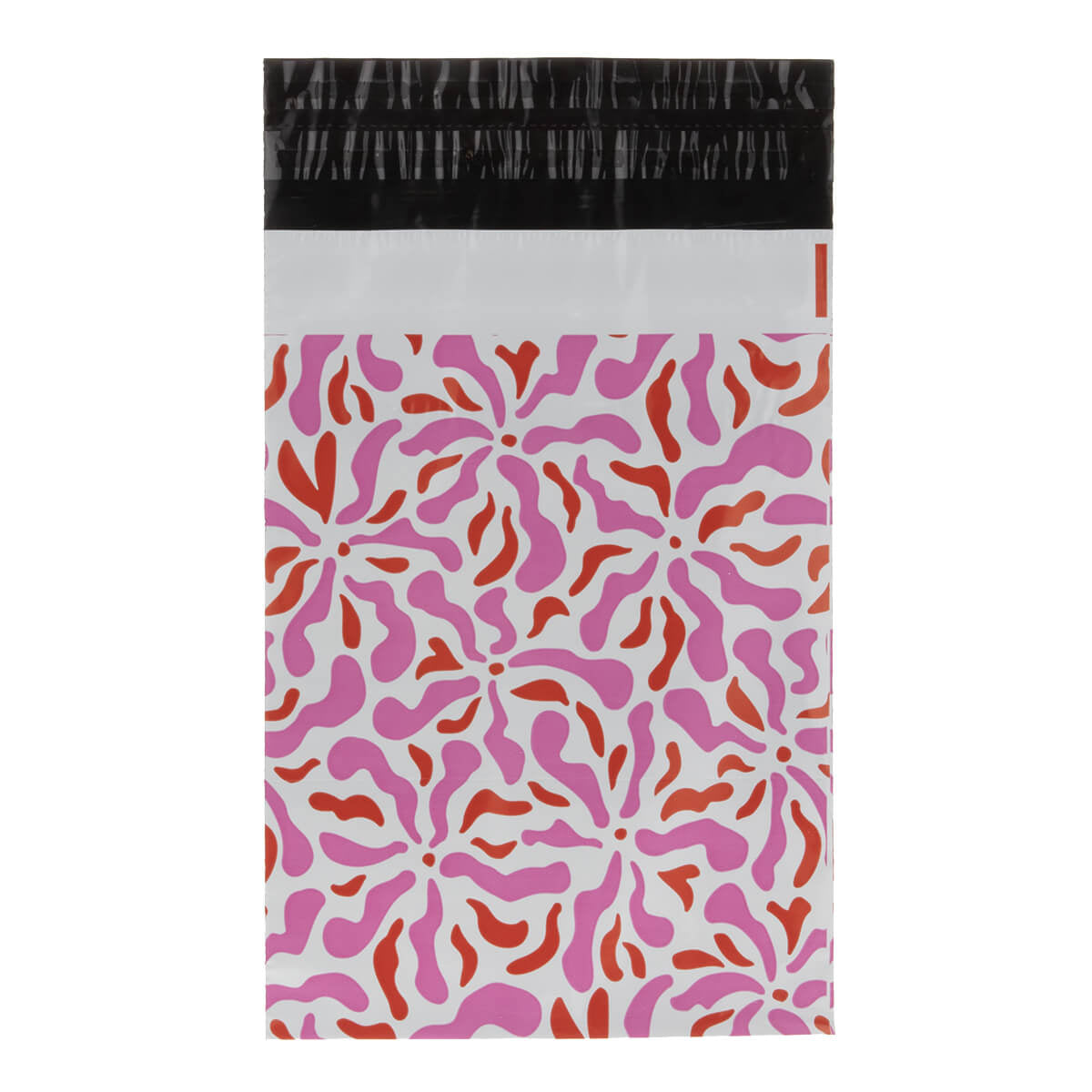 100x Versandtaschen Blumen Small Rückgabeverschluss