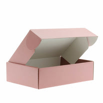 25x Postkartons Altrosa 280x190x75mm