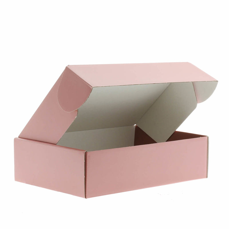 25x Postkartons Altrosa 280x190x75mm