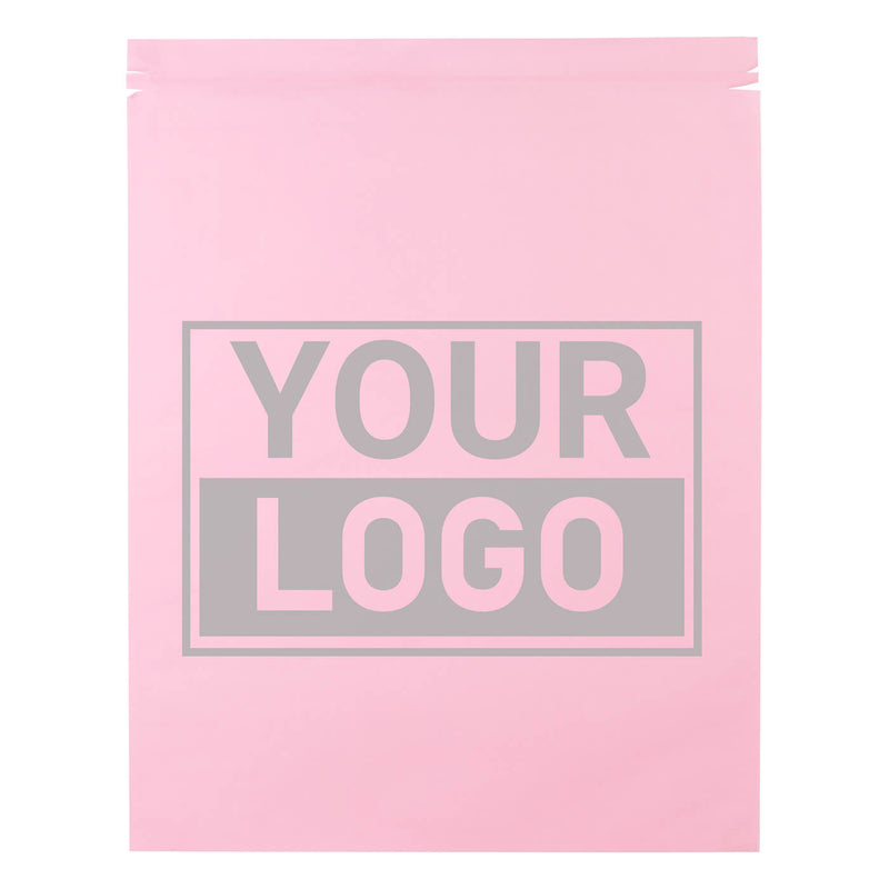 Papierversandtaschen Rosa bedrucken XL
