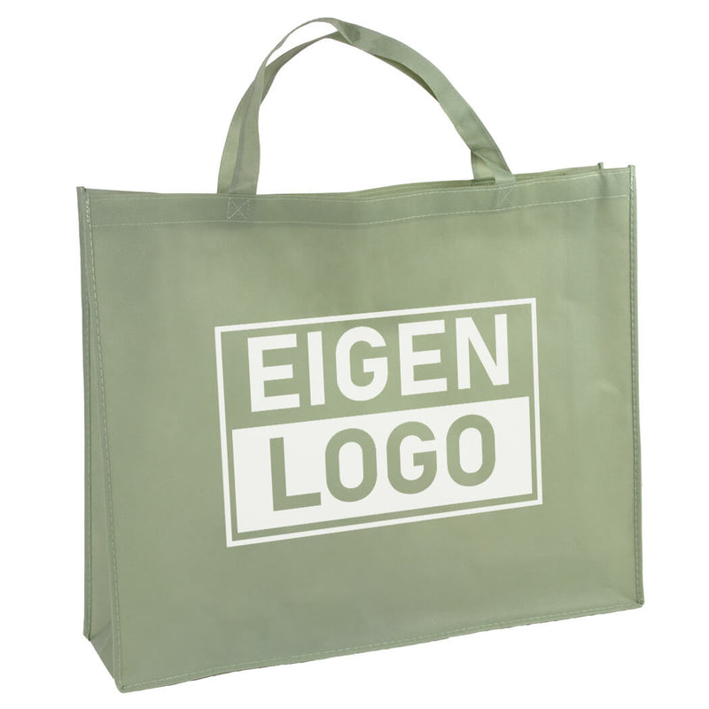 Shopper Druck Grün Non woven 54x14x45cm - Express