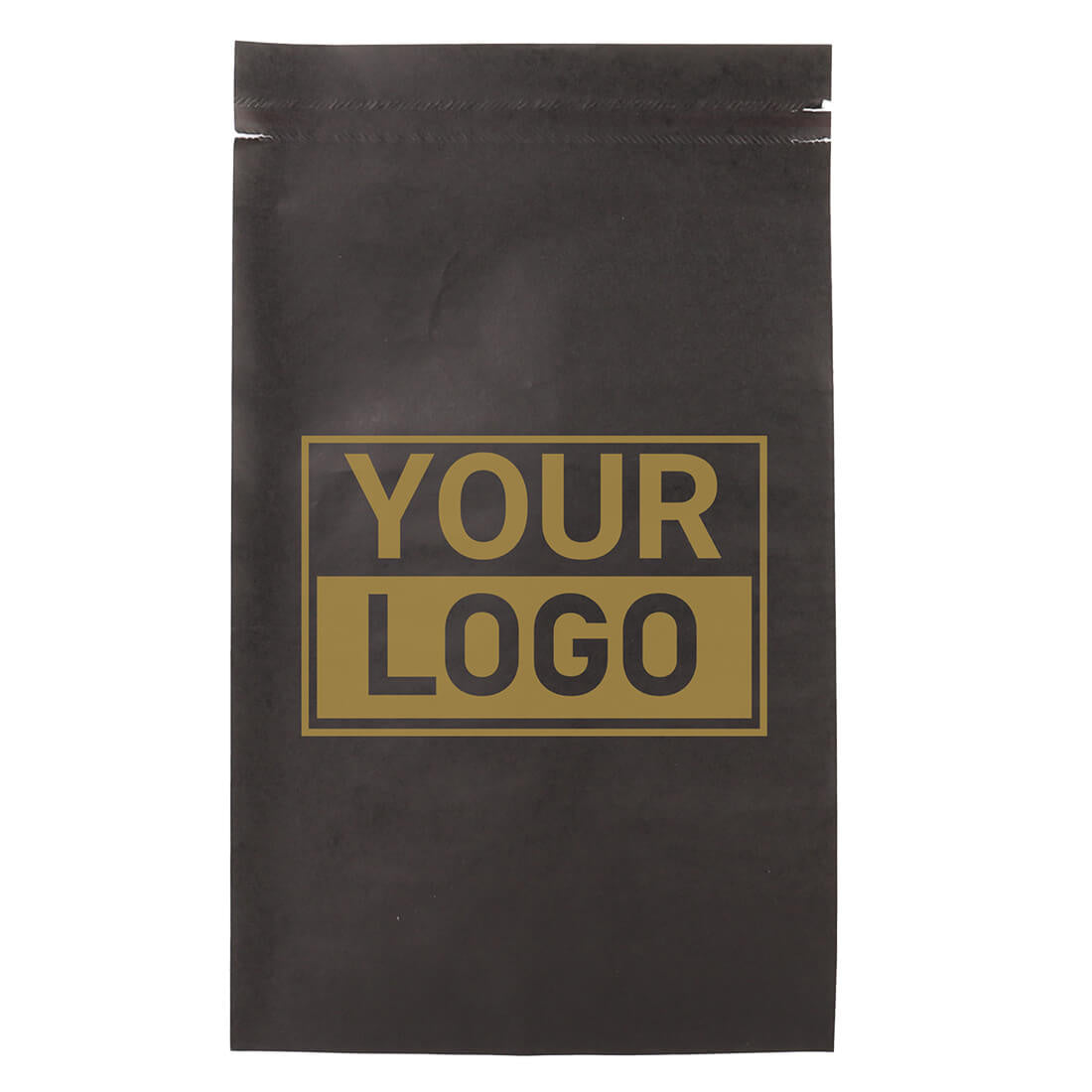 Papierversandtaschen schwarz bedrucken S