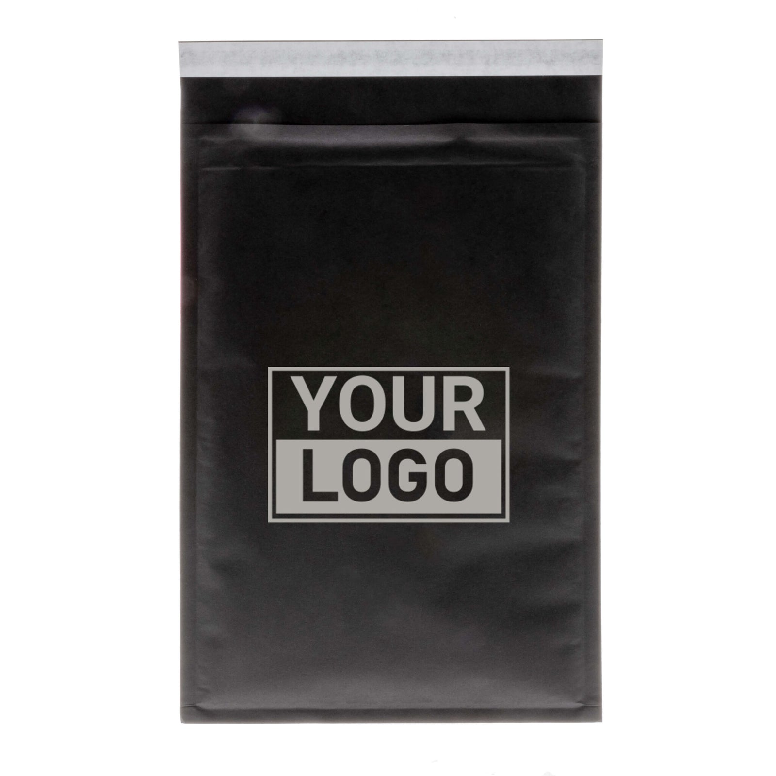Schwarze Luftpolstertasche D bedrucken