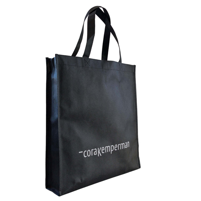 Shopper Druck Schwarz Non woven 40x9x42cm - Express