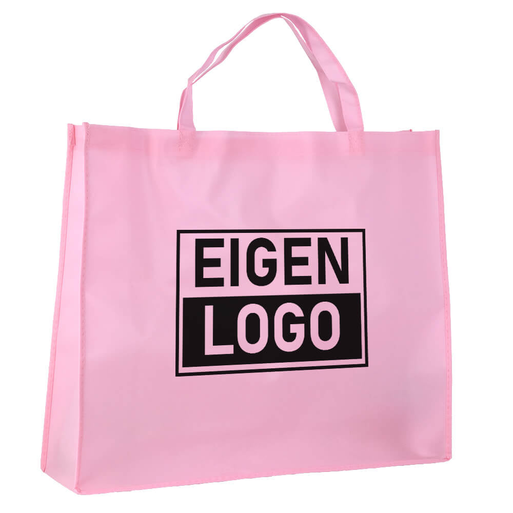 Shopper bedrucken lassen Pink Lavender Non Woven 54x14x45cm
