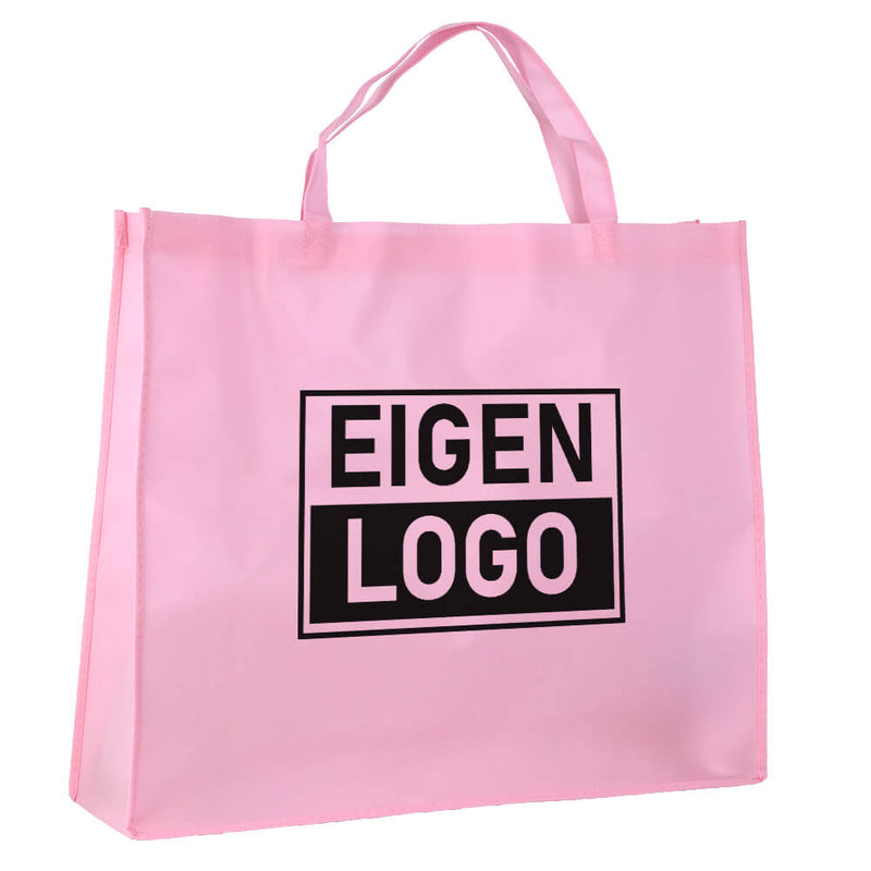 Shopper bedrucken lassen Pink Lavender Non Woven 54x14x45cm