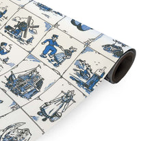 Geschenkpapier Holländische Fliesen 30cm x 200mtr