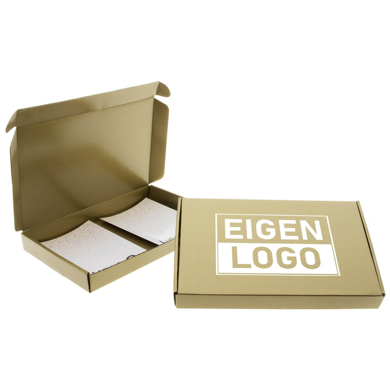 Maxibriefkartons Gold A5 bedrucken lassen