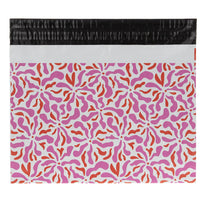 100x Versandtaschen Blumen Large Rückgabeverschluss