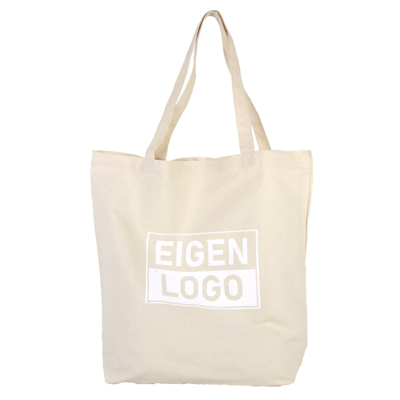 Baumwolltasche Druck 54x48+14cm Ecru - Express