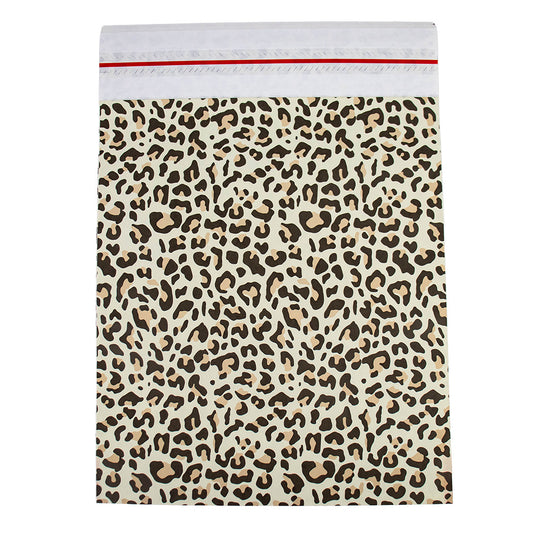 50x Papier-Versandtasche Leopard M