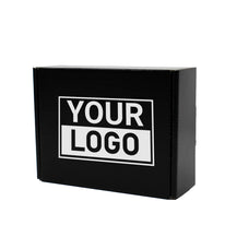 Postkartons bedrucken Schwarz 160x130x60mm