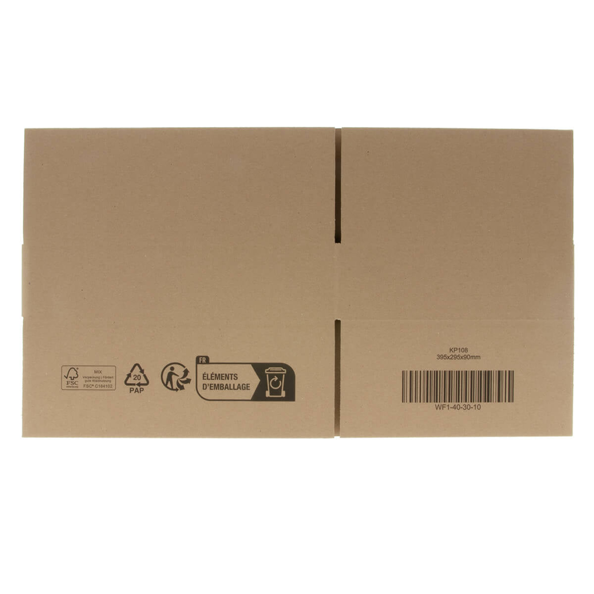 Kartons Braun  395x295x90mm