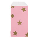200x Papiertüten Stars Gold 7x13cm
