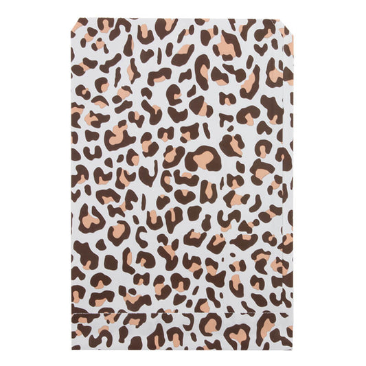 200x Papiertüten Leopard 17x25cm