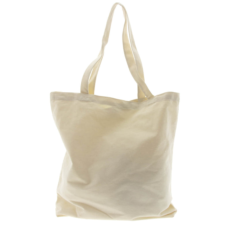 10x Strandtasche aus Baumwolle Ecru