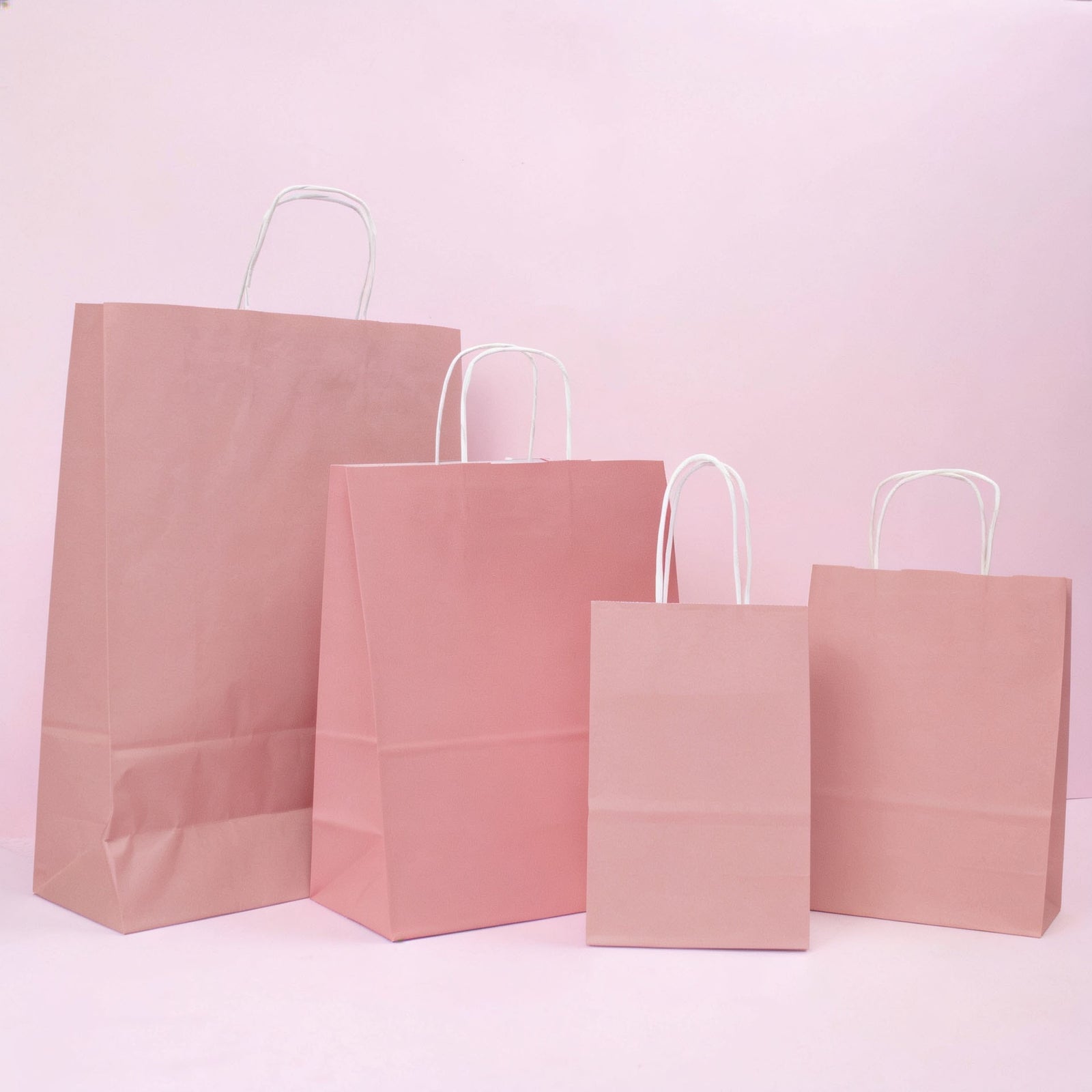 50x Papiertüten Altrosa