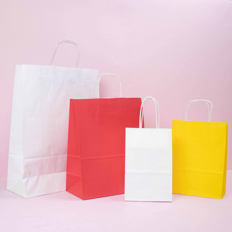 50x Papiertüten Weiß Extraklein