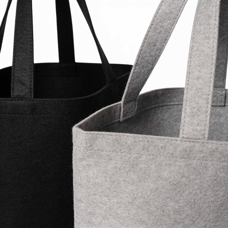 10x Filztasche Schwarz A4