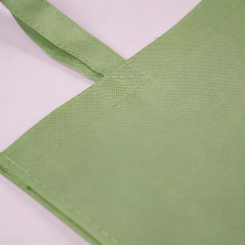 10x Shopper Grün Non woven 54x14x45cm