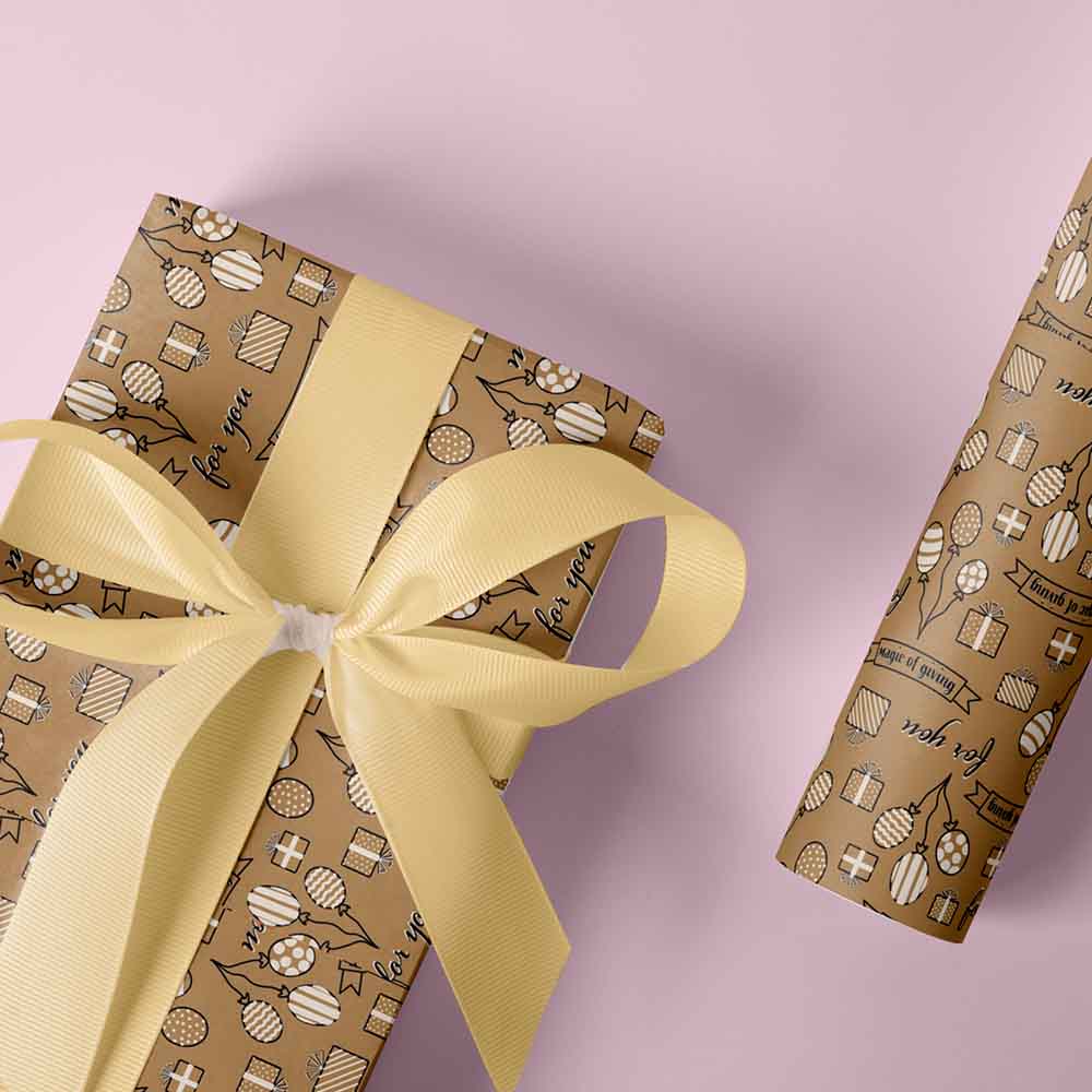 Geschenkpapier Magic Of Giving 50cm x 200mtr