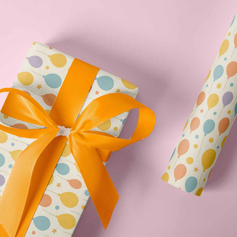 Geschenkpapier Balloon Joy 30cm x 200mtr