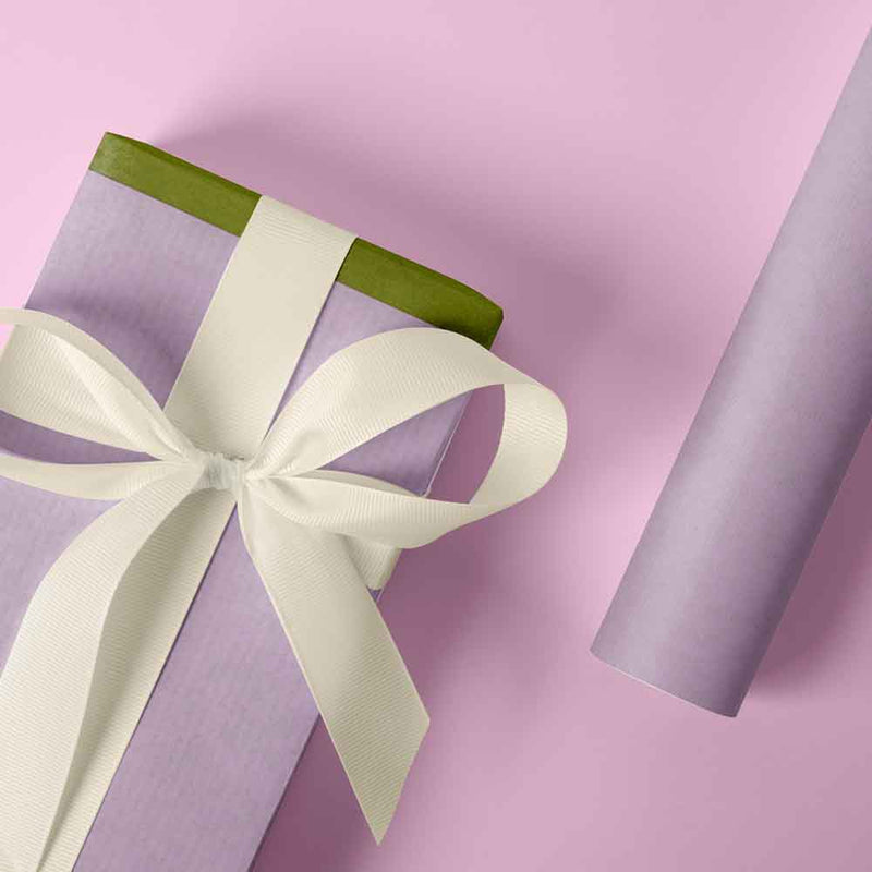 Geschenkpapier Pastellrosé-olive 30cm x 200mtr
