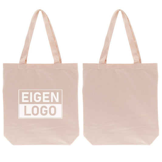 Baumwolltasche Druck 38x42+10cm Rosa - Express