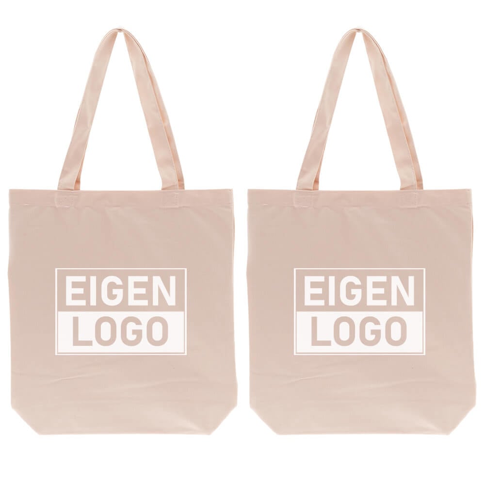Baumwolltasche Druck 38x42+10cm Rosa - Express