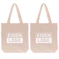 Baumwolltasche Druck 38x42+10cm Rosa - Express