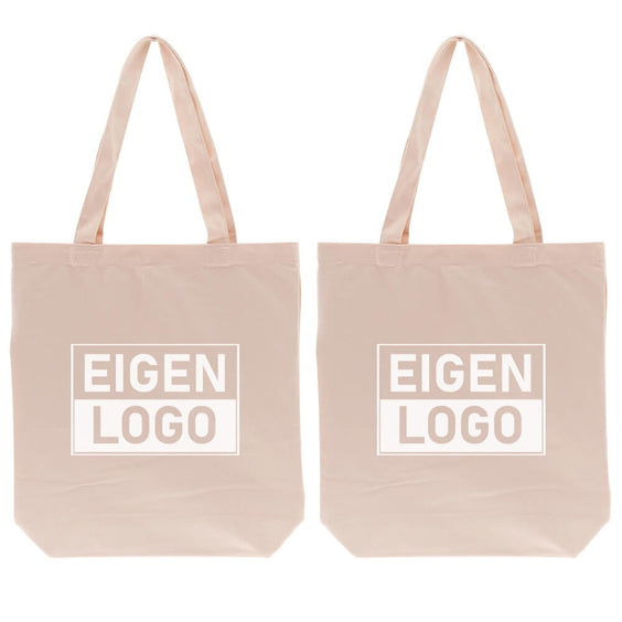 Baumwolltasche Druck 38x42+10cm Rosa - Express