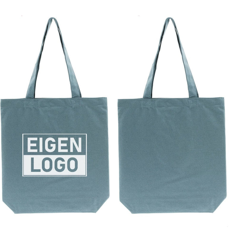 Baumwolltasche bedrucken 38x42+10cm Blau - Express