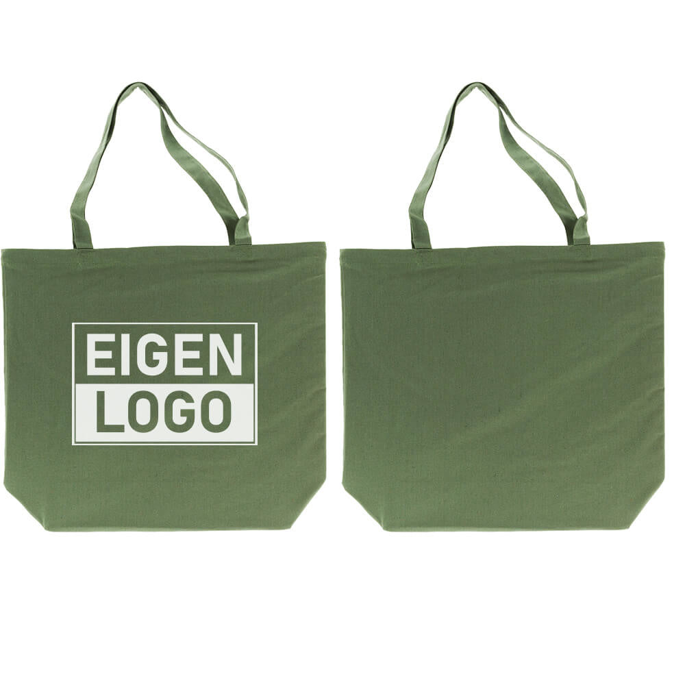 Baumwolltasche Druck 54x48+14cm Grün - Express