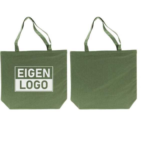 Baumwolltasche Druck 54x48+14cm Grün - Express
