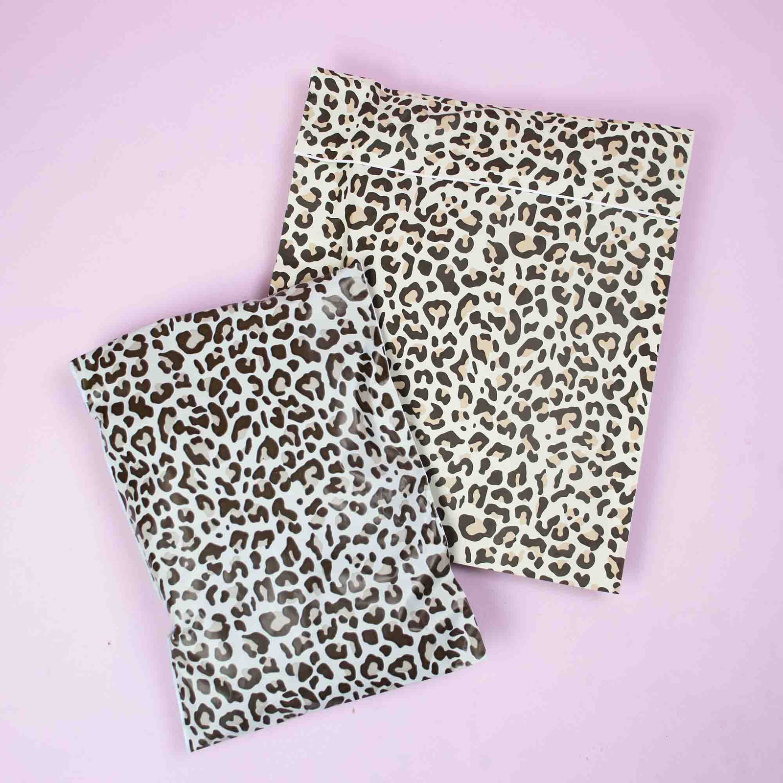 100x Versandtaschen Leopard Medium