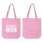 Baumwolltasche Druck 38x42+10cm Pink Lavender