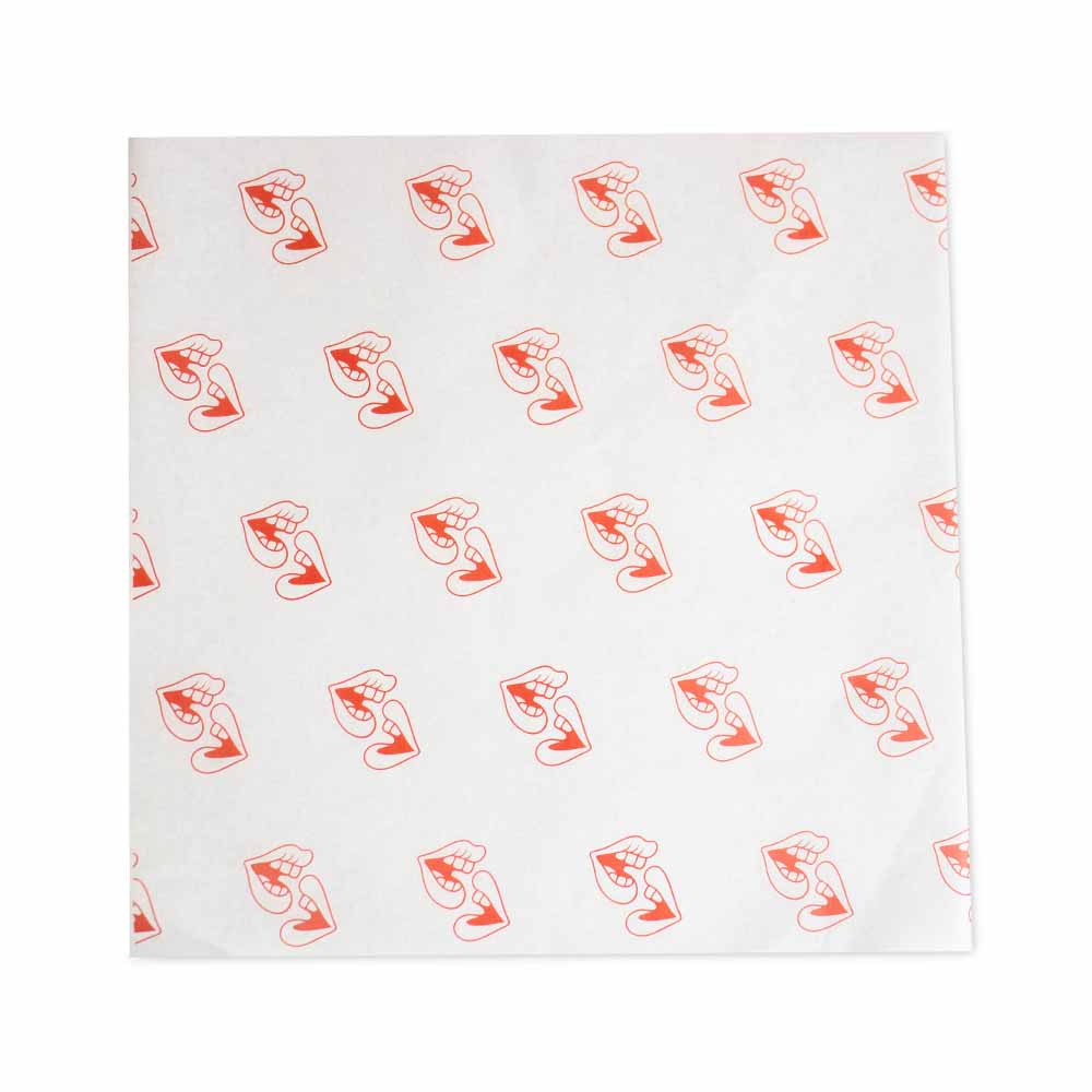 Fettabweisendes Papier bedrucken 20x20cm 1-farbig