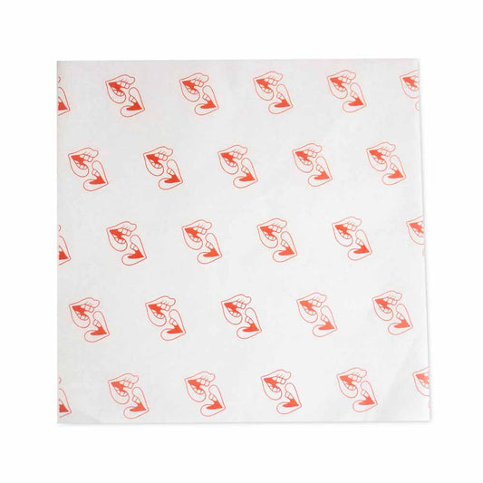 Fettabweisendes Papier bedrucken 20x20cm 1-farbig