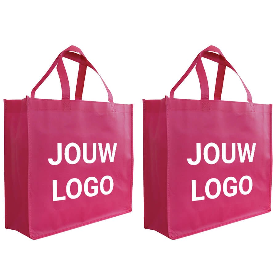 Shopper Druck Fuchsia Non woven 42x12x35cm - Express