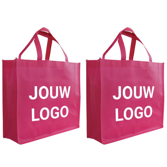 Shopper Druck Fuchsia Non woven 42x12x35cm - Express