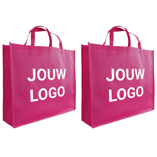 Shopper Druck Fuchsia Non woven 54x14x45cm - Express