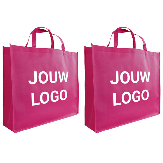 Shopper Druck Fuchsia Non woven 54x14x45cm - Express