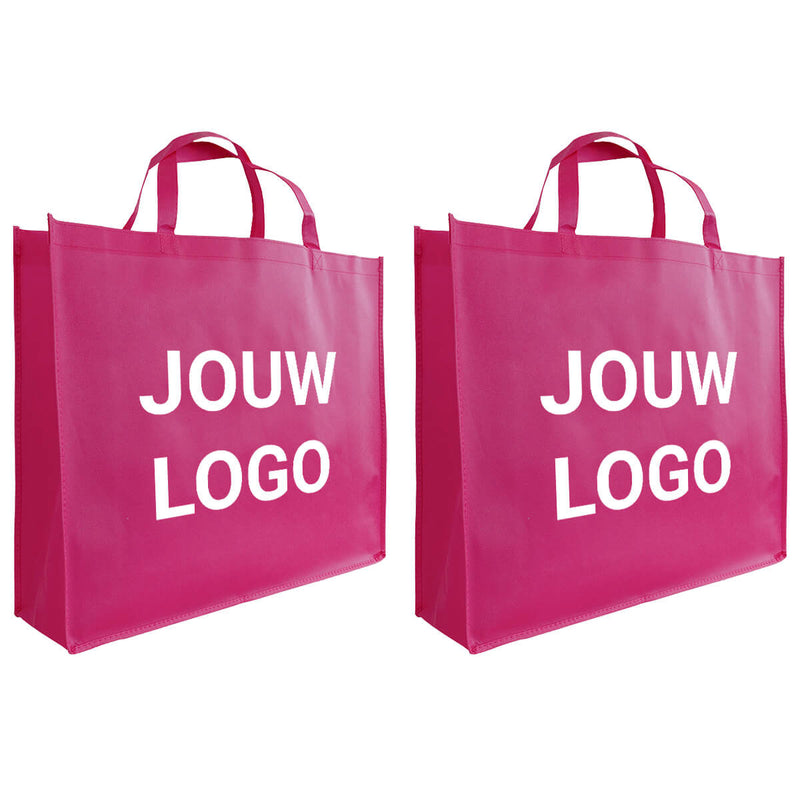 Shopper Druck Fuchsia Non woven 54x14x45cm - Express