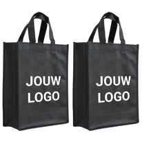 Shopper Druck Schwarz Non woven 24x10x30cm - Express