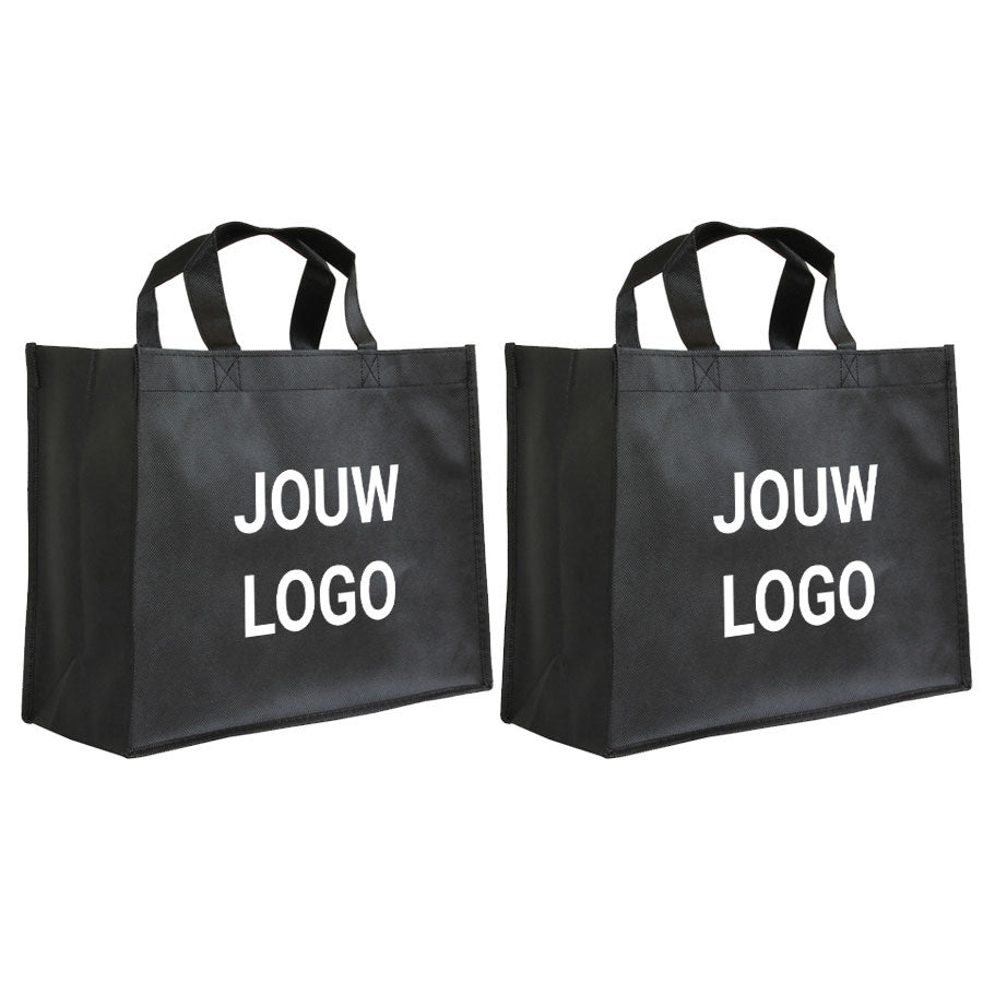 Shopper Druck Schwarz Non woven 32x12x25cm - Express